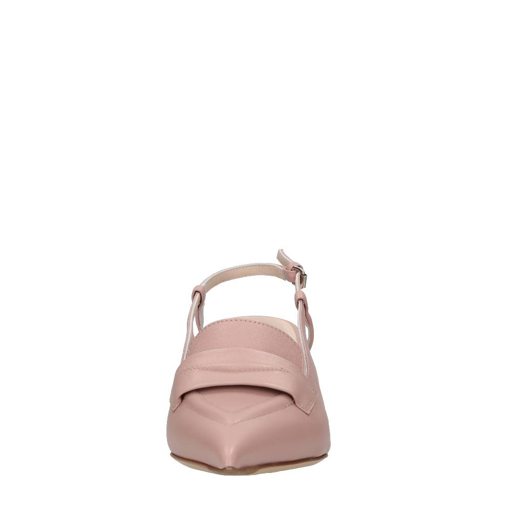 STRATEGIA Décolleté slingback in pelle In Vendita