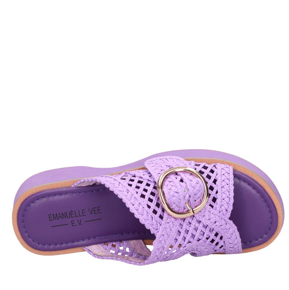 EMANUELLE VEE Mules in tessuto Offerte