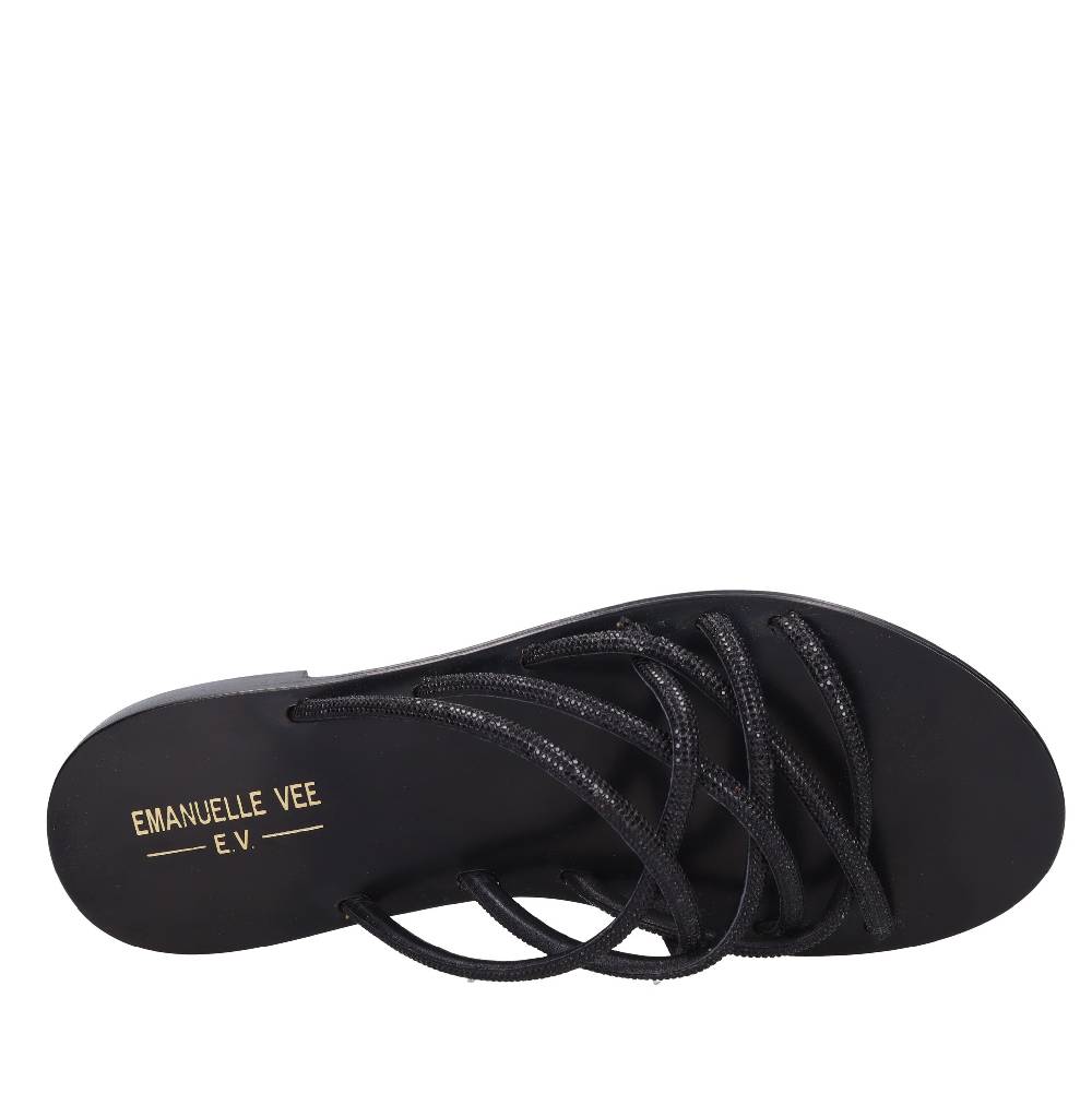 EMANUELLE VEE Mules con strass Hotsell