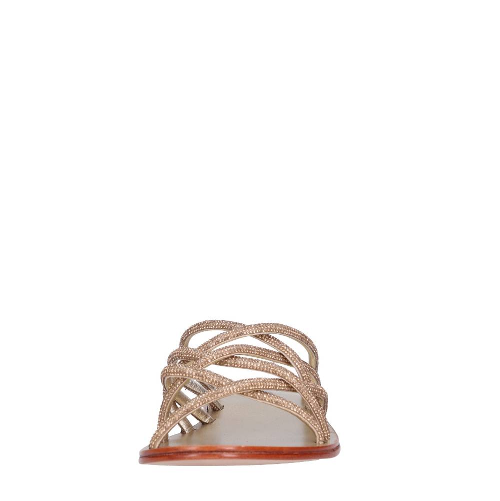 EMANUELLE VEE Mules con strass Vendita Calda