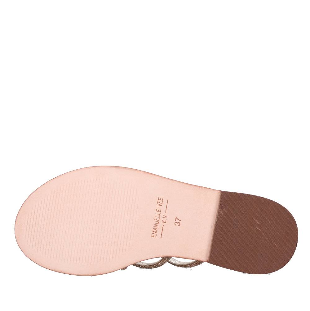 EMANUELLE VEE Mules con strass Vendita Calda