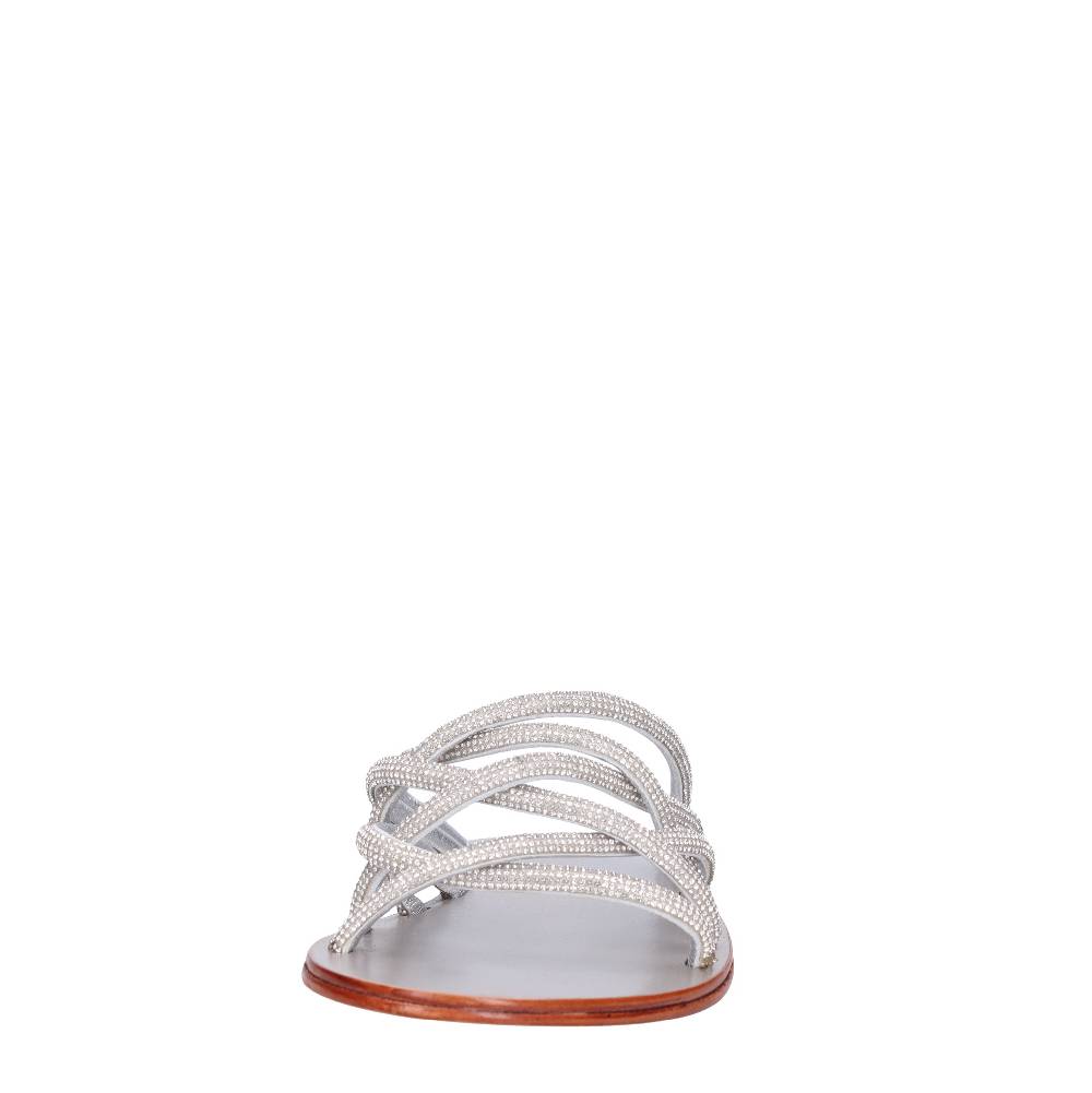 EMANUELLE VEE Mules con strass Vendita Economica