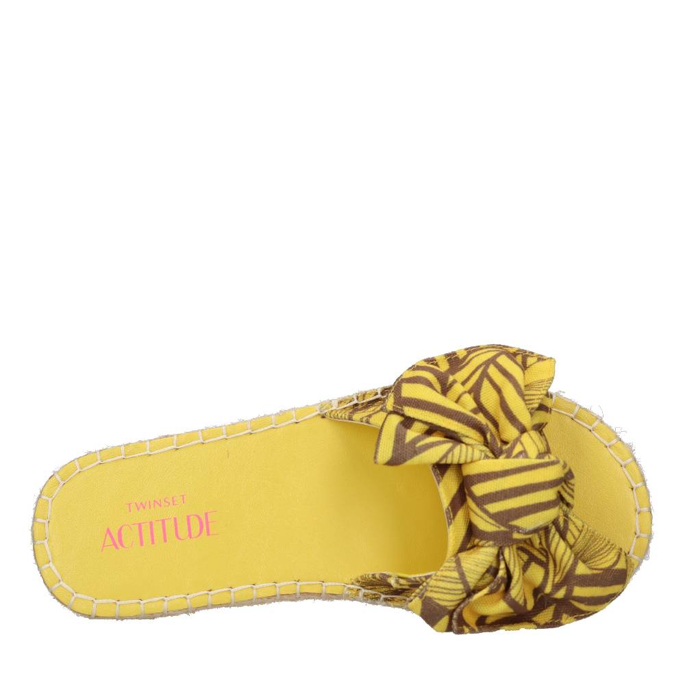TWINSET Mules in tessuto Consegna Veloce