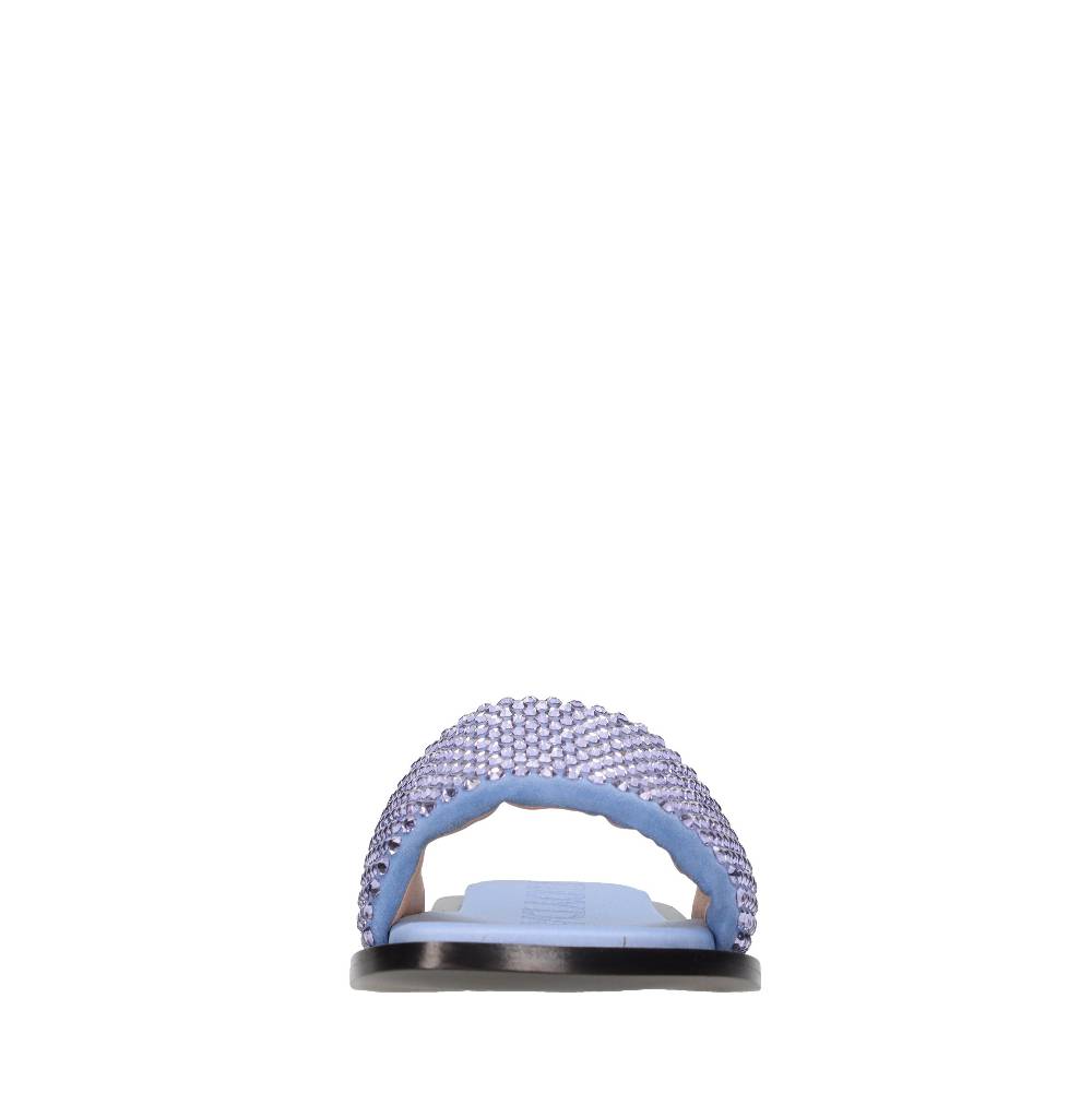 EDDY DANIELE Mules in camoscio e strass Offerta