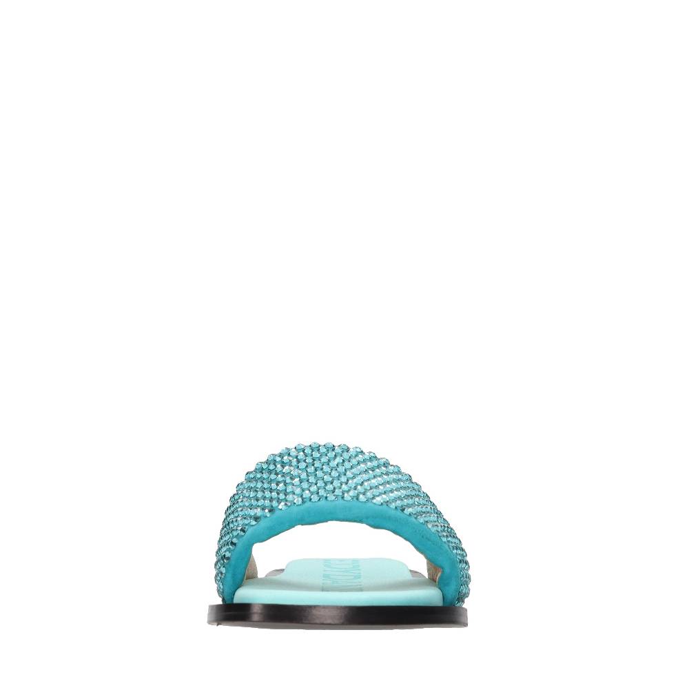EDDY DANIELE Mules in camoscio e strass Online