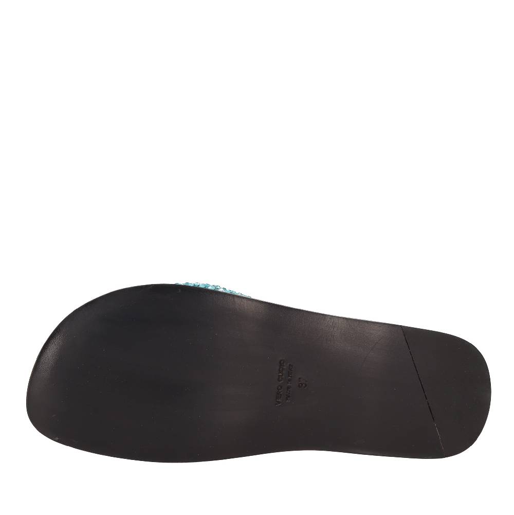 EDDY DANIELE Mules in camoscio e strass Online