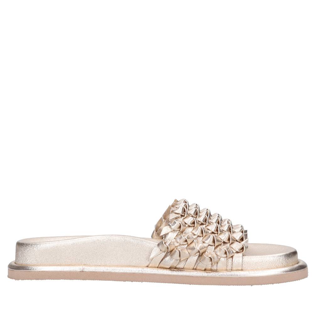 EMANUELLE VEE Mules in pelle Nuova