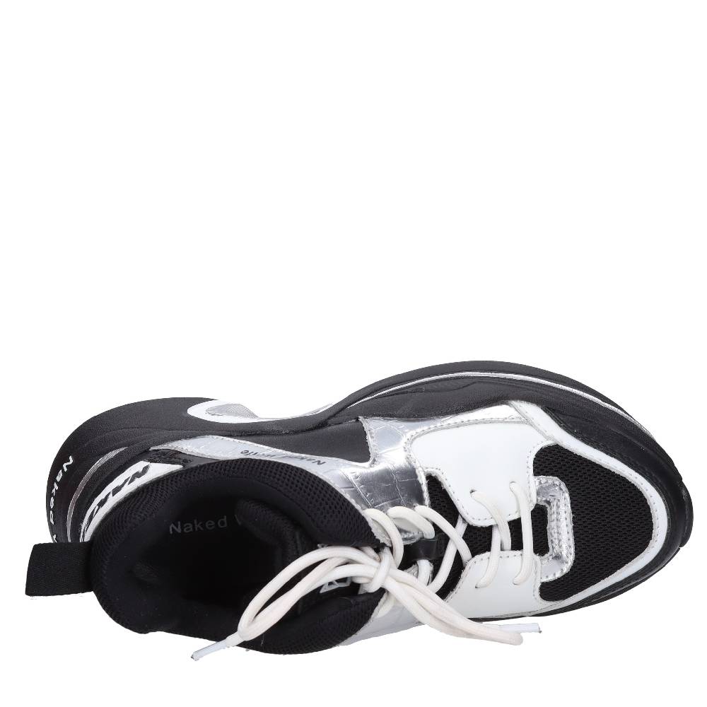 NAKED WOLFE Sneakers in pelle ed ecopelle Italy