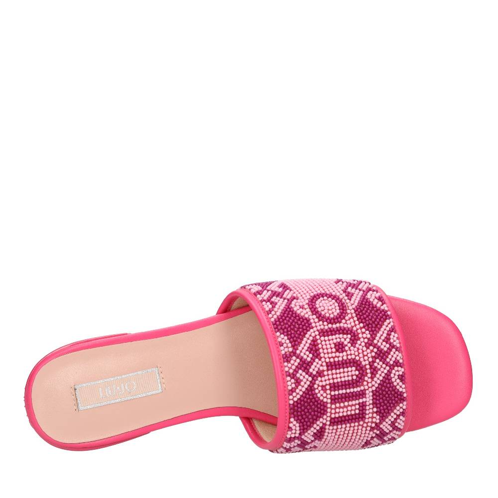LIU JO Mules in perline ed ecopelle Acquista Ora