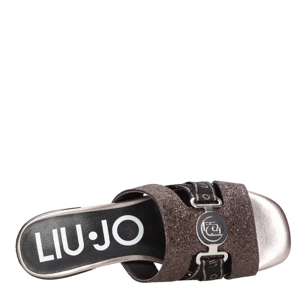 LIU JO Mules in tessuto ed ecopelle Promozione Limitata