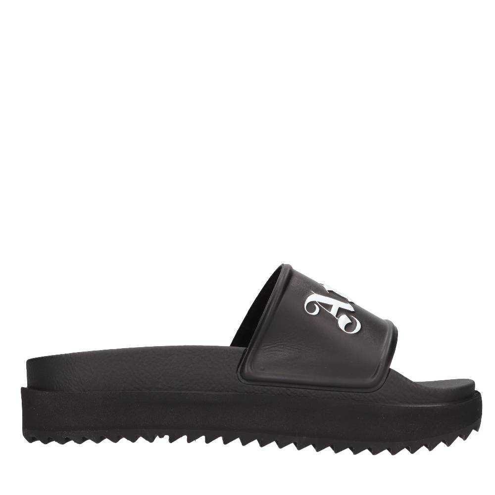 PALM ANGELS Mules in gomma e tessuto Fino Al -60%