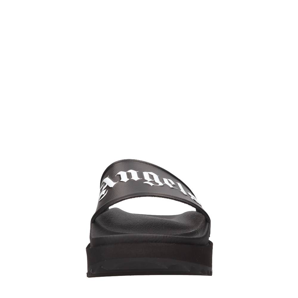PALM ANGELS Mules in gomma e tessuto Fino Al -60%