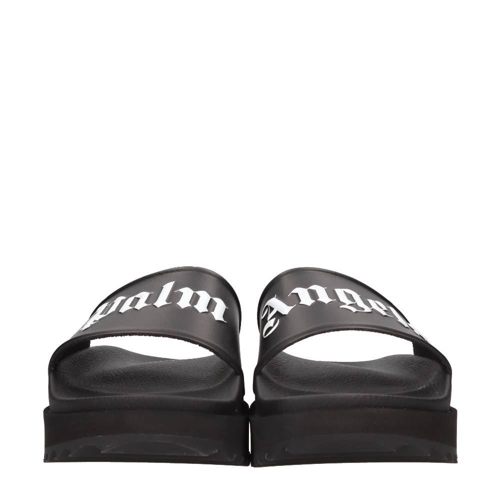 PALM ANGELS Mules in gomma e tessuto Fino Al -60%