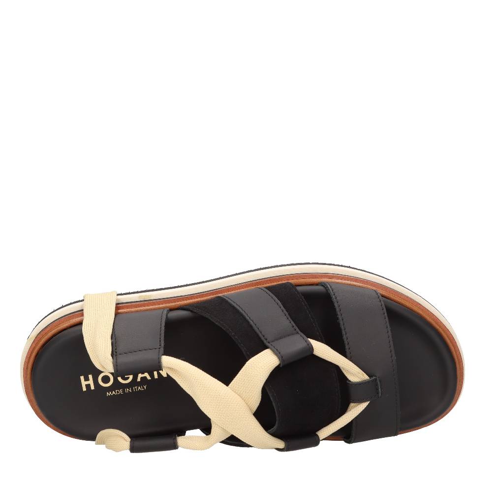 HOGAN Sandali flat in pelle Only for today