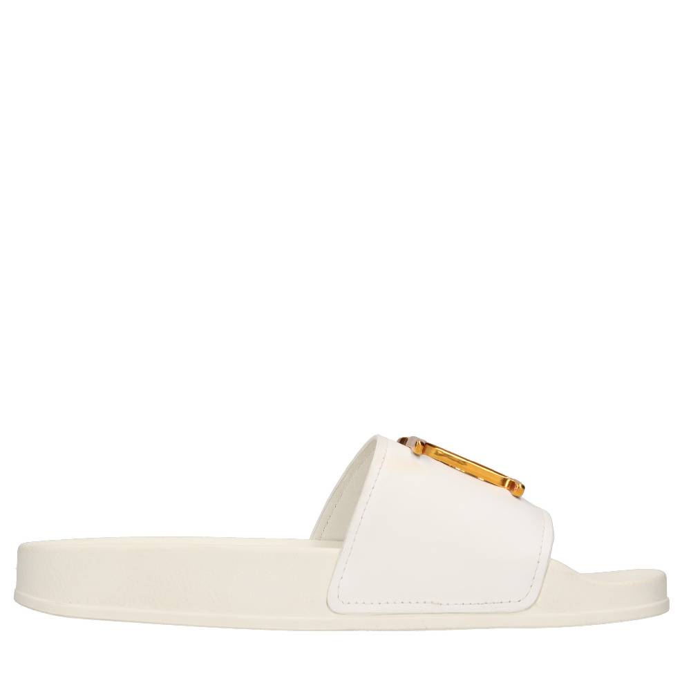 DSQUARED2 Mules in gomma e pelle Saldi Di Fabbrica