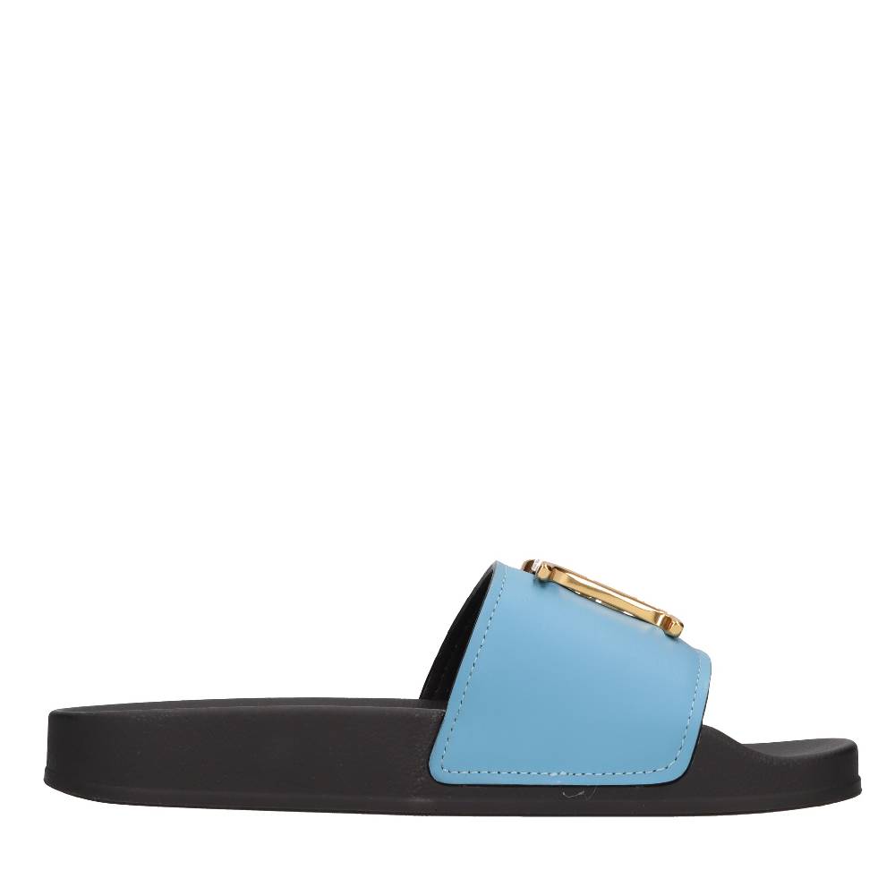 DSQUARED2 Mules in gomma e pelle Vendite Flash