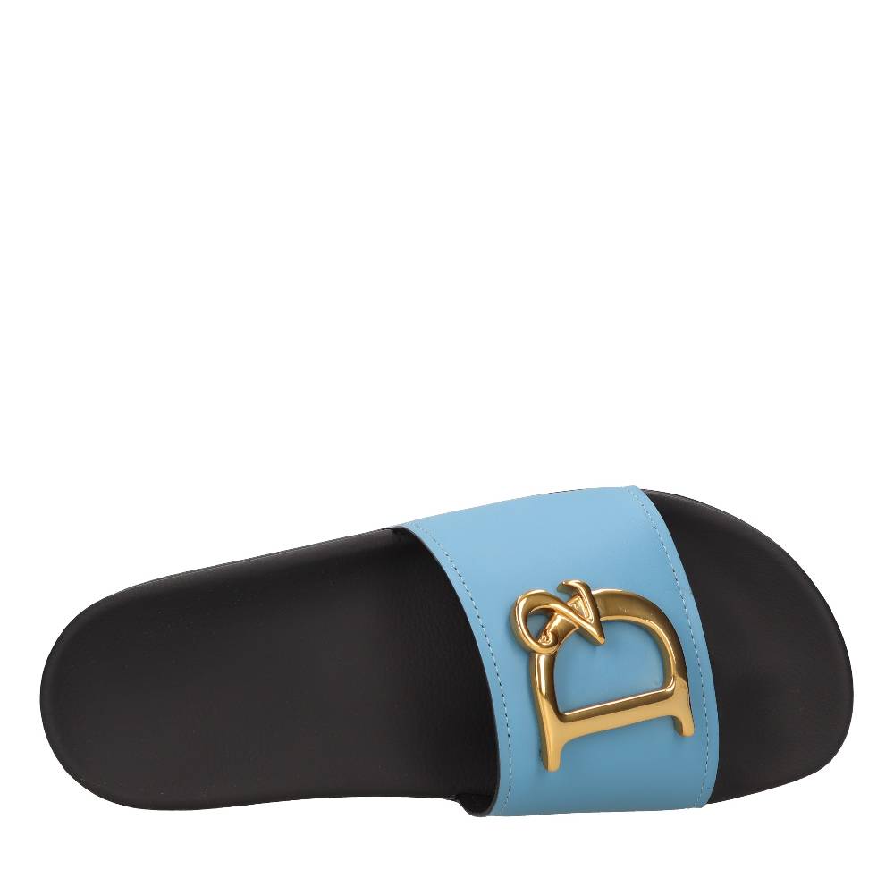 DSQUARED2 Mules in gomma e pelle Vendite Flash