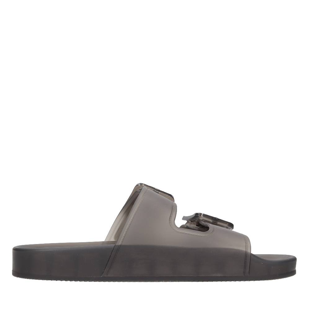 BALENCIAGA Mules in gomma trasparente Nuova