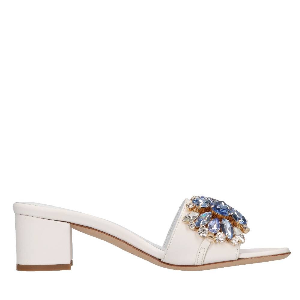 EDDICUOMO Mules in pelle In Linea