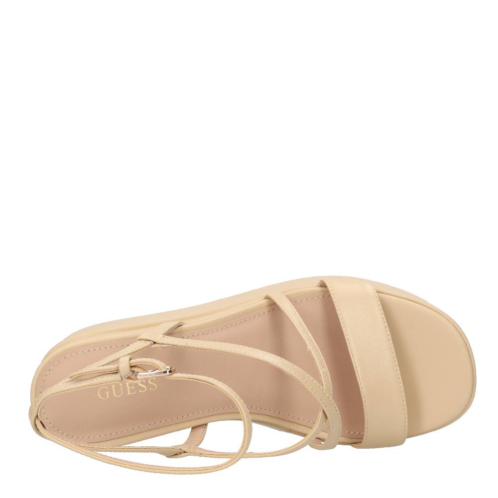 GUESS Sandali con zeppa in pelle Spedizione Gratuita
