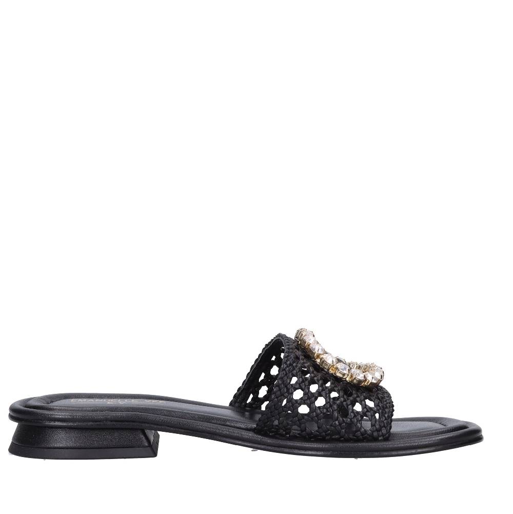 EMANUELLE VEE Mules in pelle Pezzi Unici