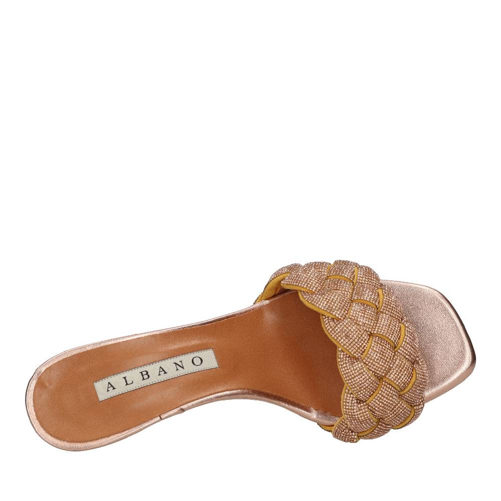 ALBANO Mules in strass Qualità Garantita