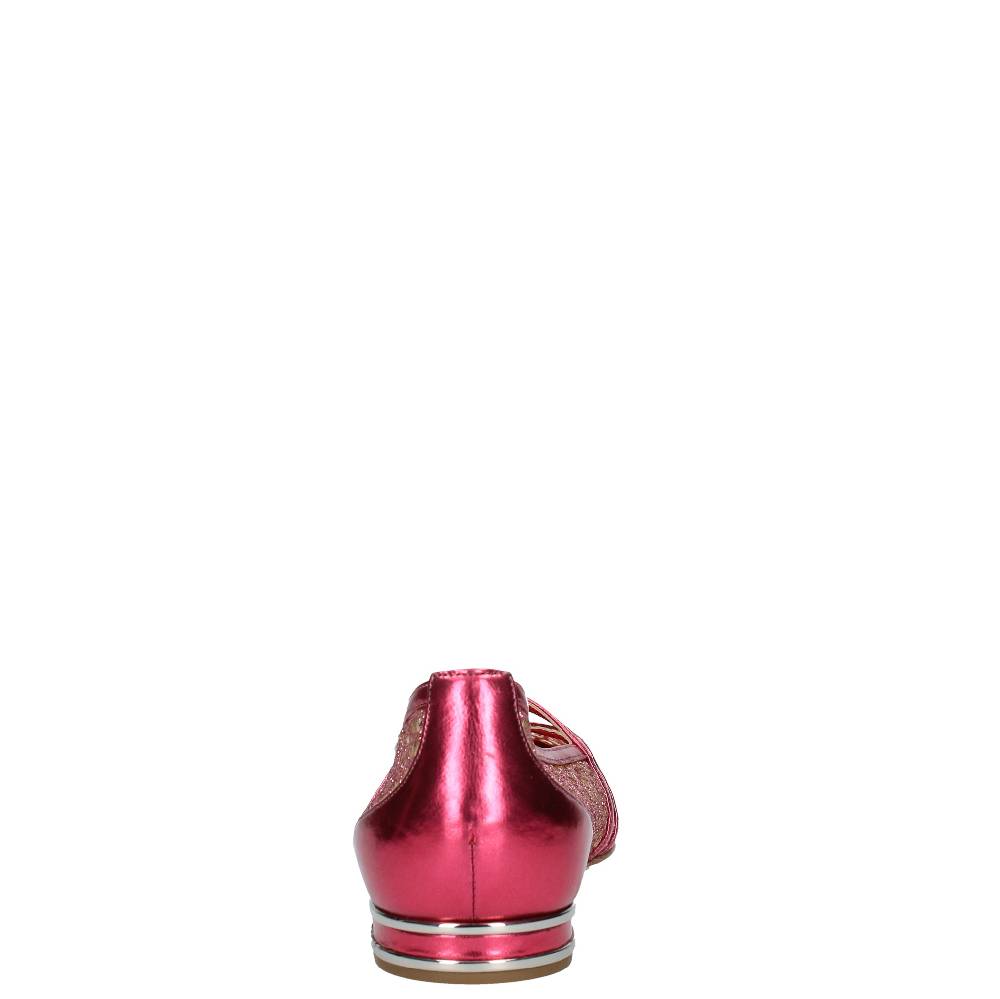 CASADEI Ballerine in pelle e tessuto Hotsell