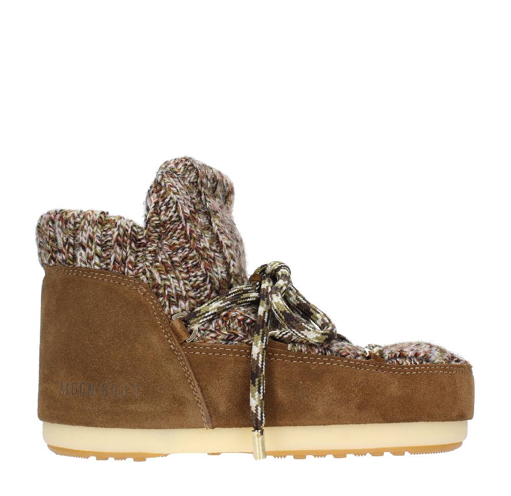 MOON BOOT Stivaletti da neve modello PUMPS WOOL MOON BOOT in camoscio e tessuto Negozi Online
