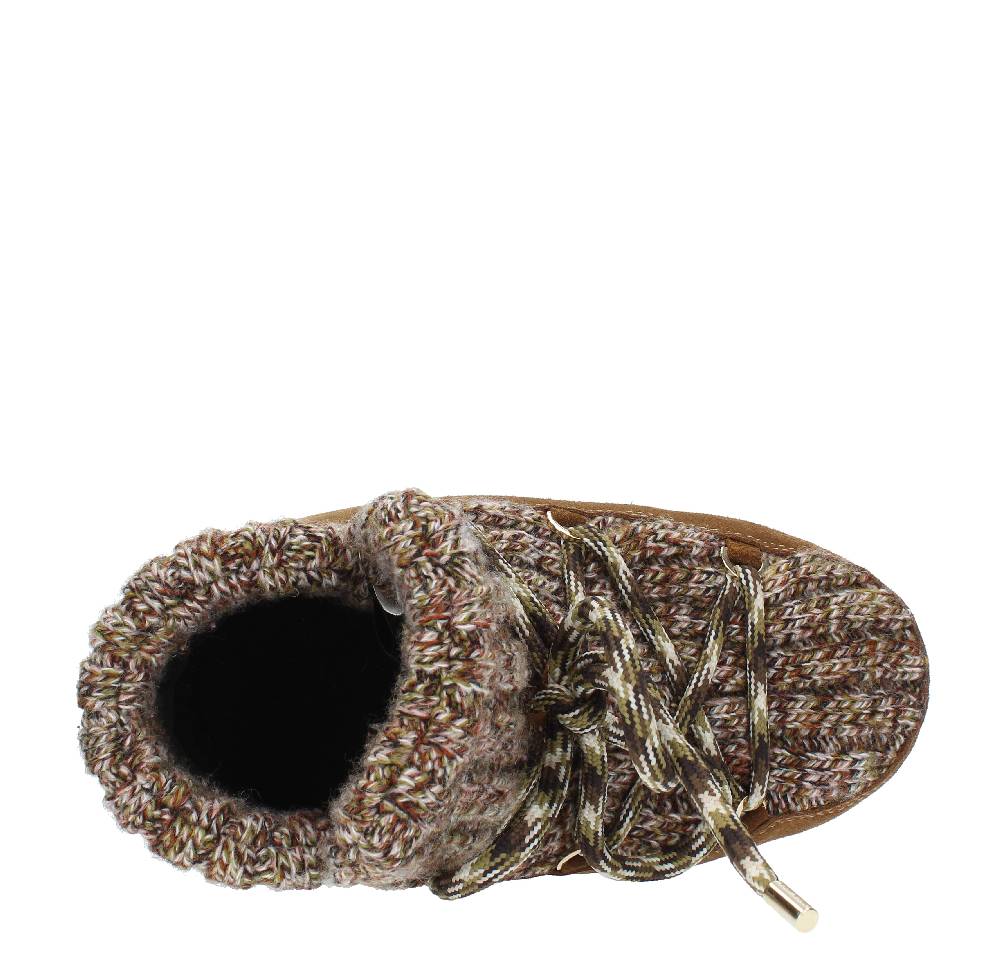 MOON BOOT Stivaletti da neve modello PUMPS WOOL MOON BOOT in camoscio e tessuto Negozi Online