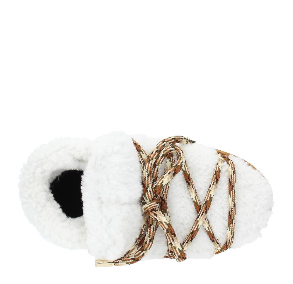 MOON BOOT Stivaletti da neve modello PUMPS SHEARLING MOON BOOT in pelliccia e camoscio Acquista Ora