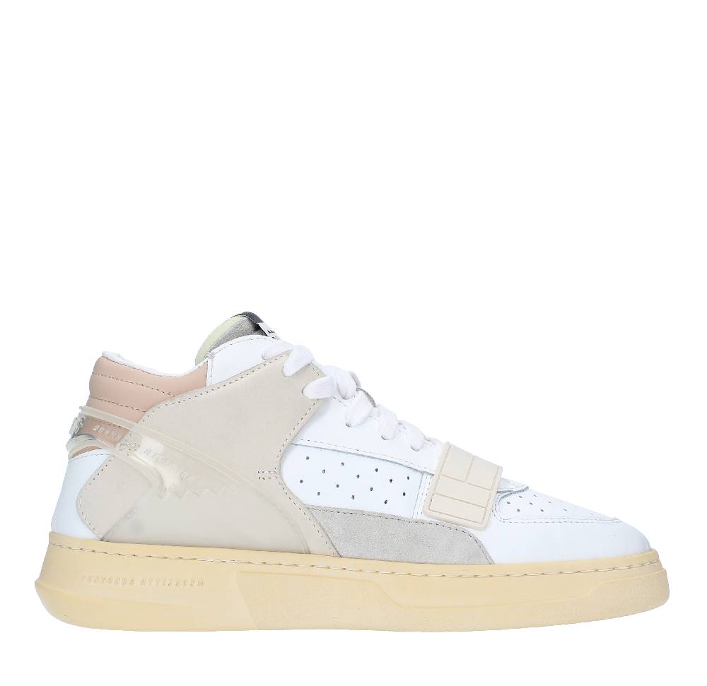 RUN OF Sneakers modello MID COMBI-CP RUN OF in pelle camoscio Sottocosto