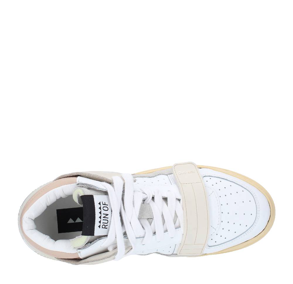 RUN OF Sneakers modello MID COMBI-CP RUN OF in pelle camoscio Sottocosto