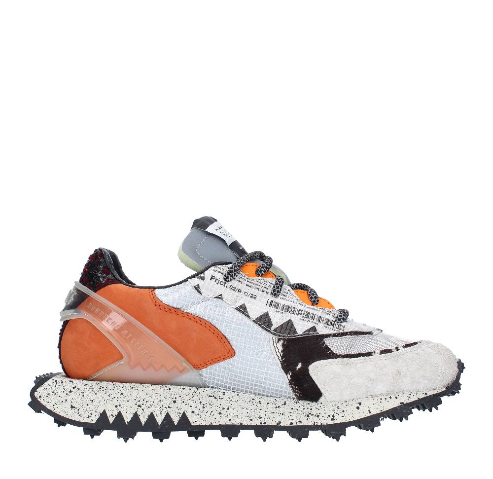 RUN OF Sneakers modello 9377RO-1 RUN OF in pelle camoscio e tessuto Novità
