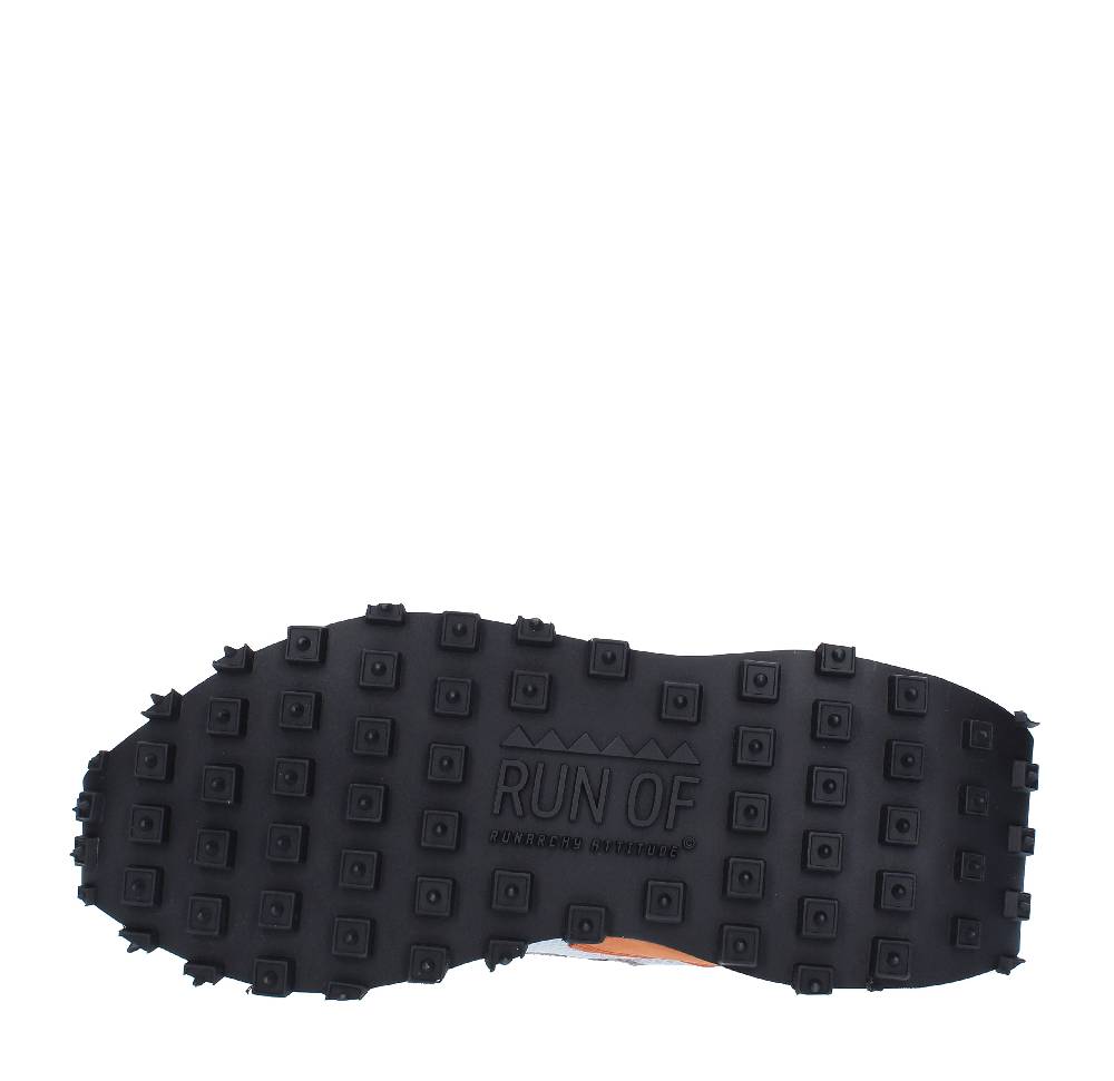 RUN OF Sneakers modello 9377RO-1 RUN OF in pelle camoscio e tessuto Novità