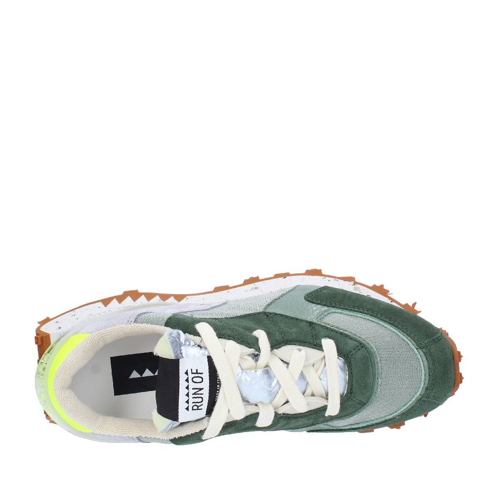 RUN OF Sneakers modello ABEL RUN OF in camoscio e tessuto Offerta