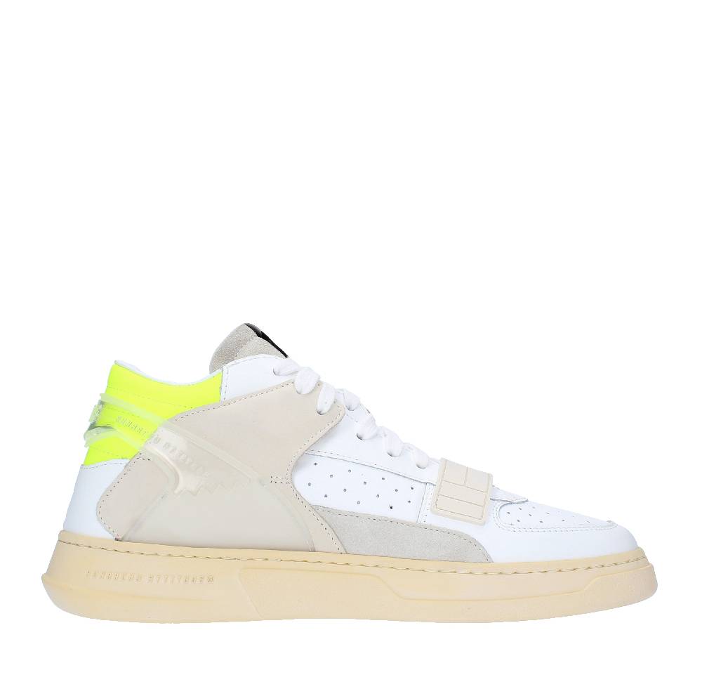 RUN OF Sneakers modello MID COMBI-GF RUN OF in pelle camoscio e tessuto In Vendita