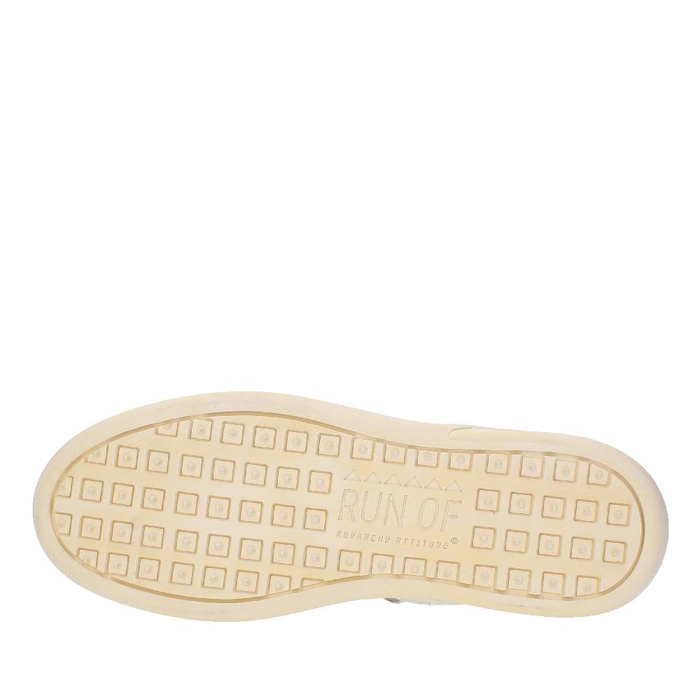 RUN OF Sneakers modello MID COMBI-GF RUN OF in pelle camoscio e tessuto In Vendita