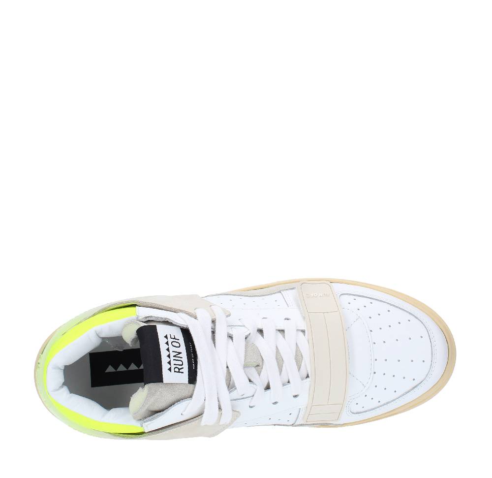 RUN OF Sneakers modello MID COMBI-GF RUN OF in pelle camoscio e tessuto In Vendita