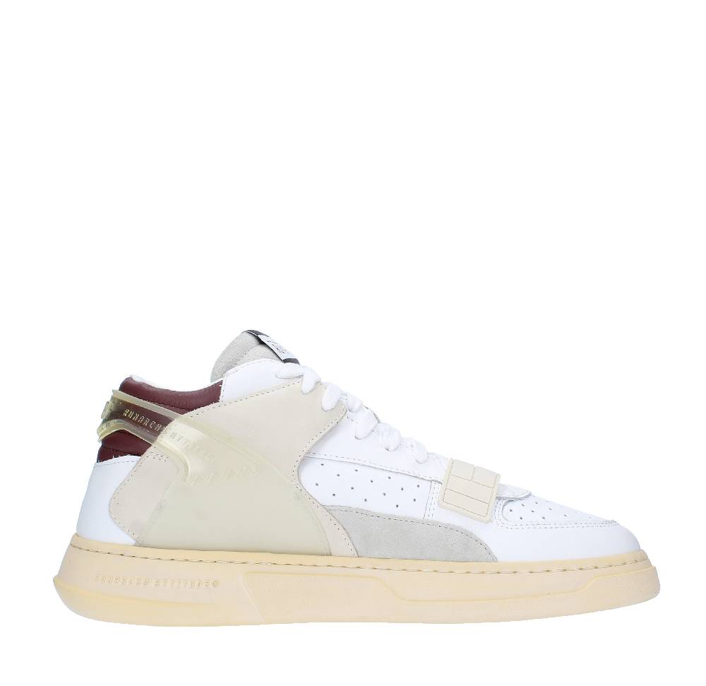 RUN OF Sneakers modello MID COMBI-BO RUN OF in pelle camoscio e tessuto Saldi Di Fabbrica