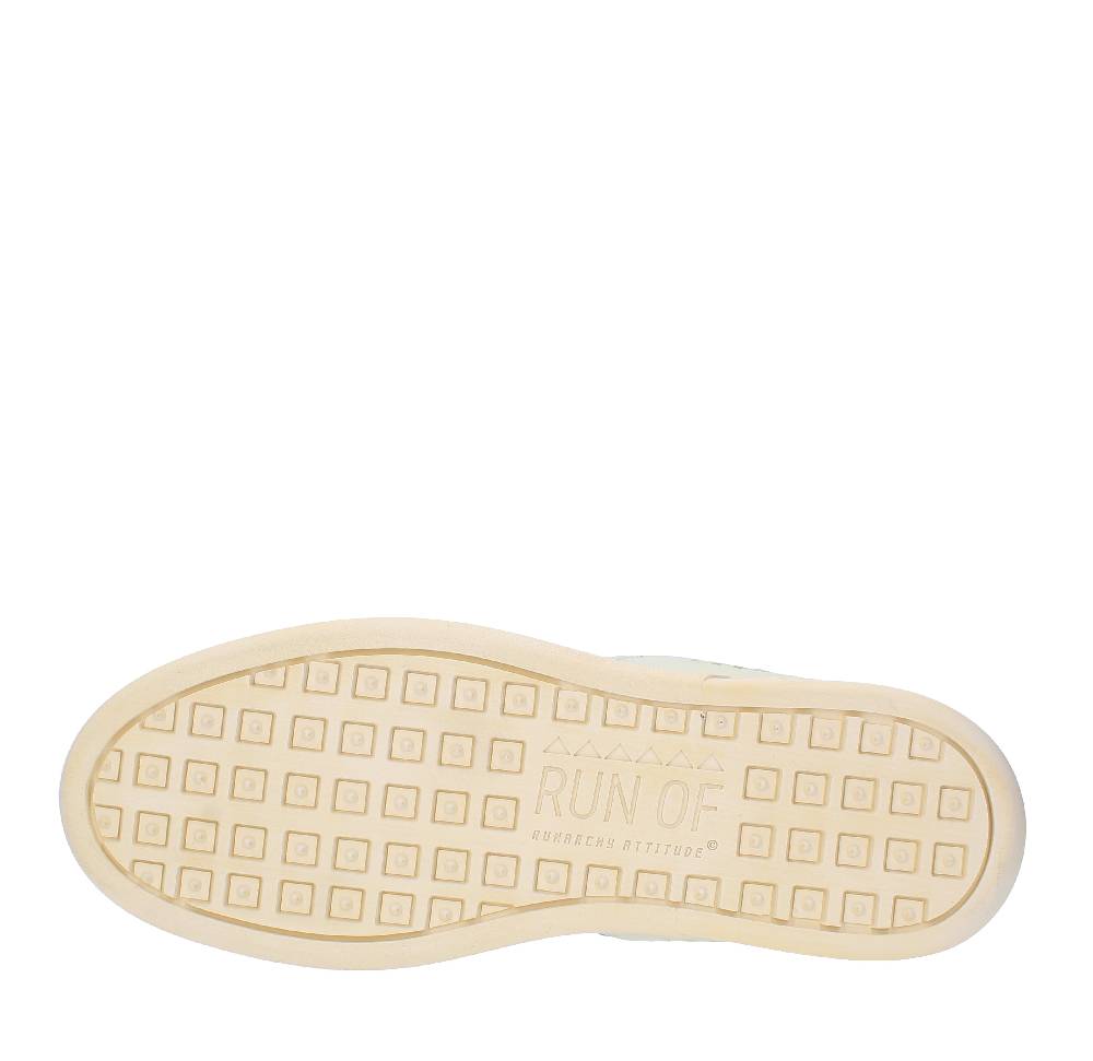 RUN OF Sneakers modello MID COMBI-BO RUN OF in pelle camoscio e tessuto Saldi Di Fabbrica