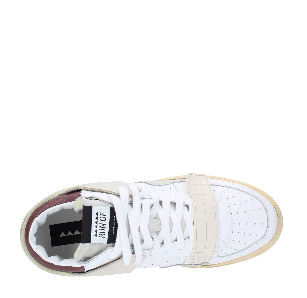 RUN OF Sneakers modello MID COMBI-BO RUN OF in pelle camoscio e tessuto Saldi Di Fabbrica
