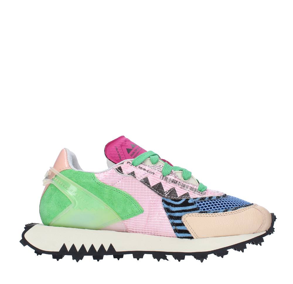 RUN OF Sneakers modello RO-1 HAMBURG RUN OF in pelle camoscio e tessuto Moda