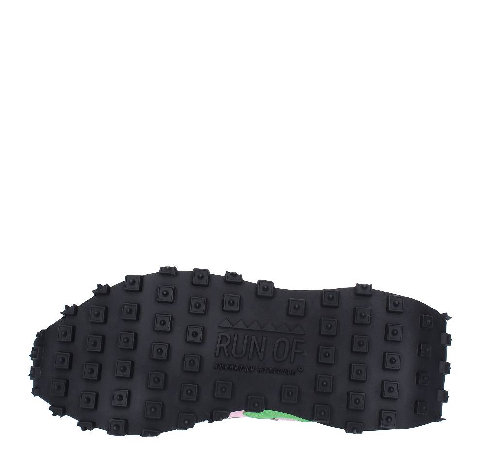 RUN OF Sneakers modello RO-1 HAMBURG RUN OF in pelle camoscio e tessuto Moda