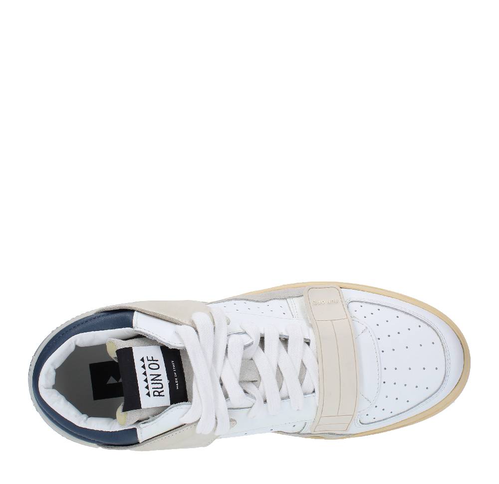 RUN OF Sneakers modello MID COMBI RUN OF in pelle camoscio e tessuto Italy