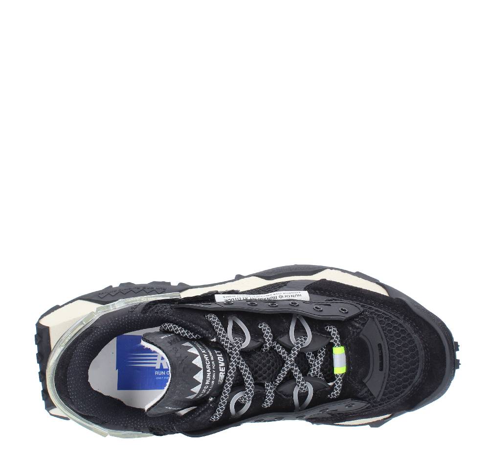 RUN OF Sneakers modello REVOLT RUN OF in camoscio e tessuto Italia