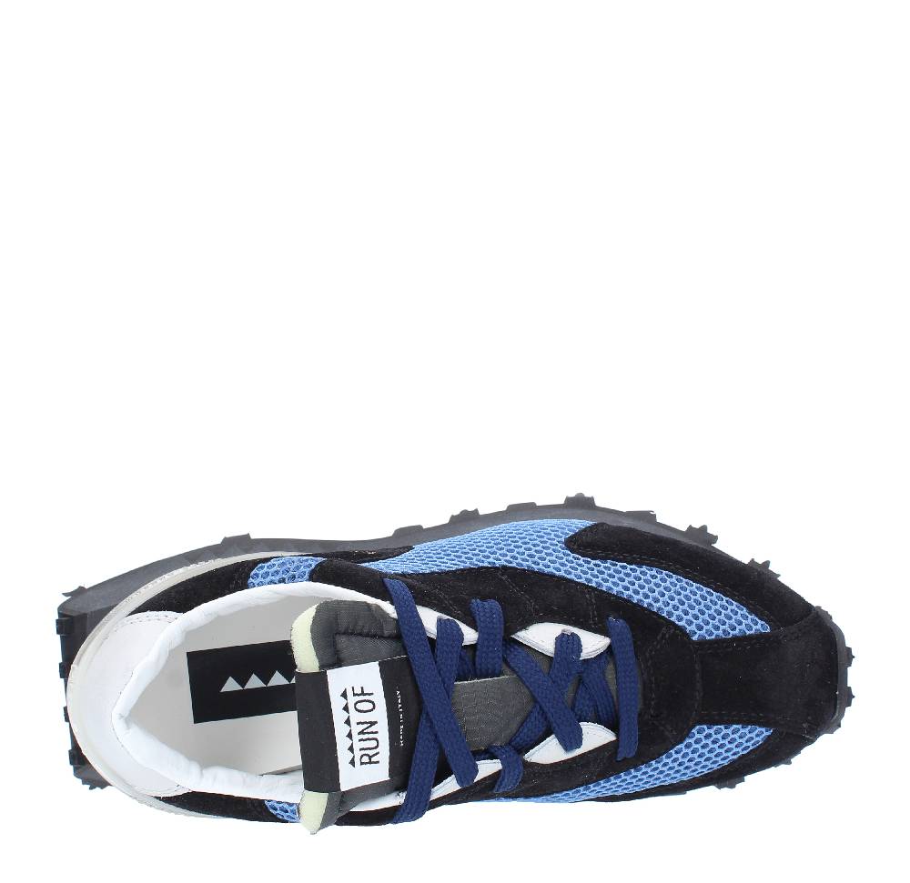 RUN OF Sneakers modello 9378 RUN OF in camoscio e tessuto In Linea