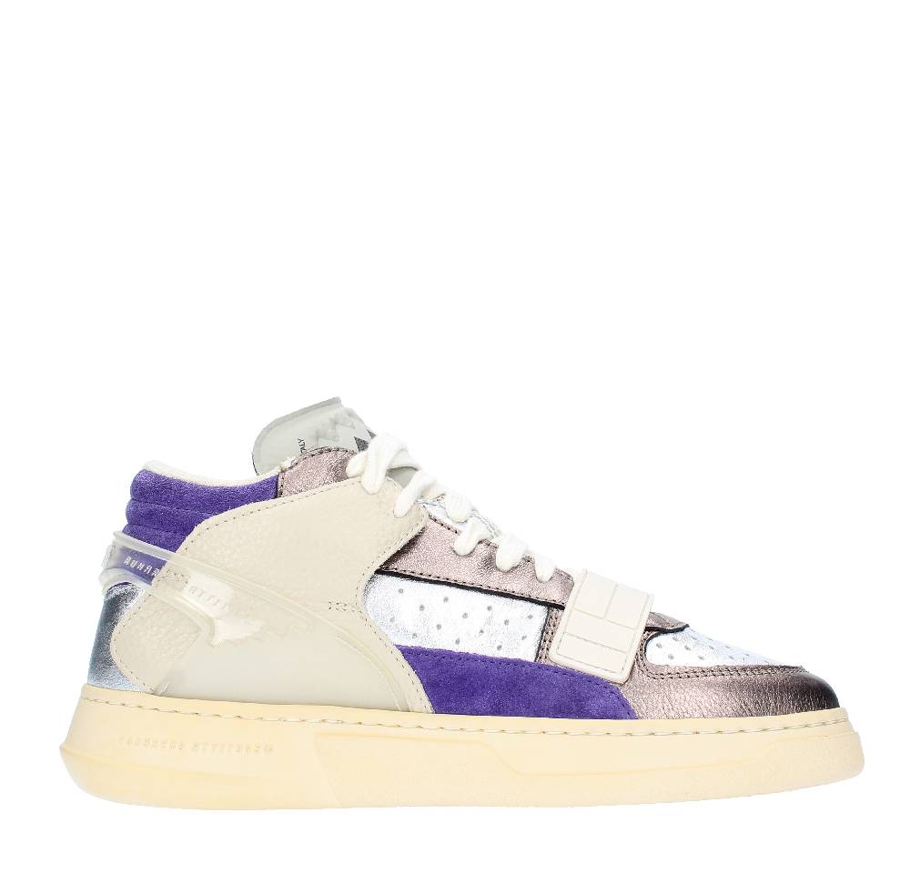 RUN OF Sneakers modello METAL PUNK RUN OF in pelle e tessuto Nuovo