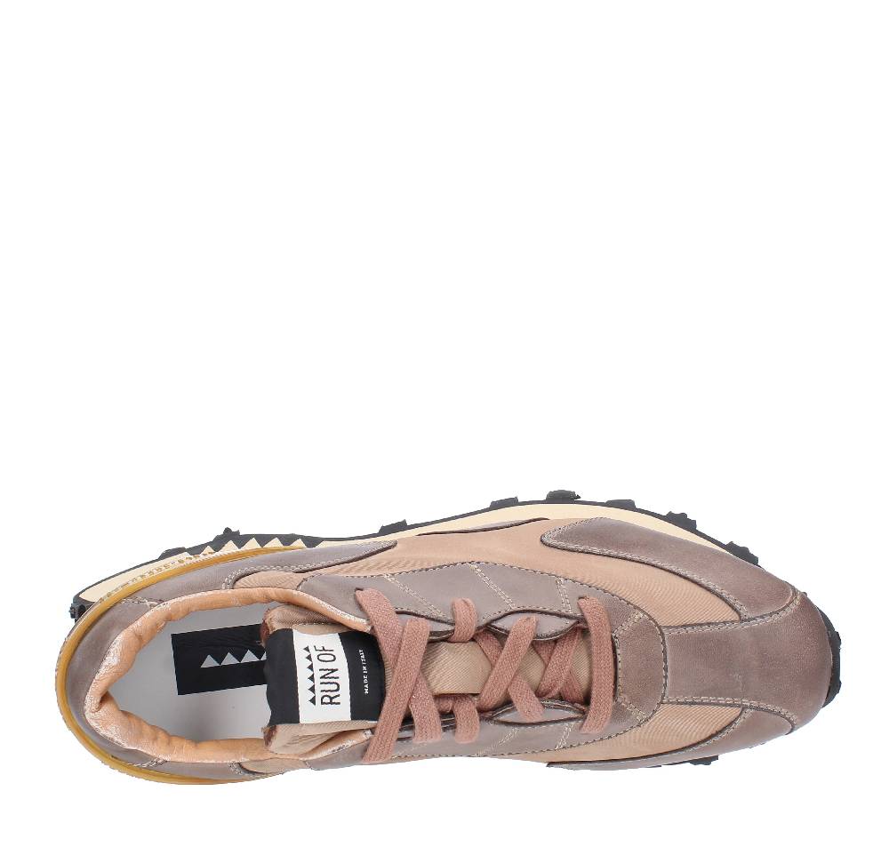 RUN OF Sneakers modello VINTAGE RUN OF in pelle e tessuto Vendita