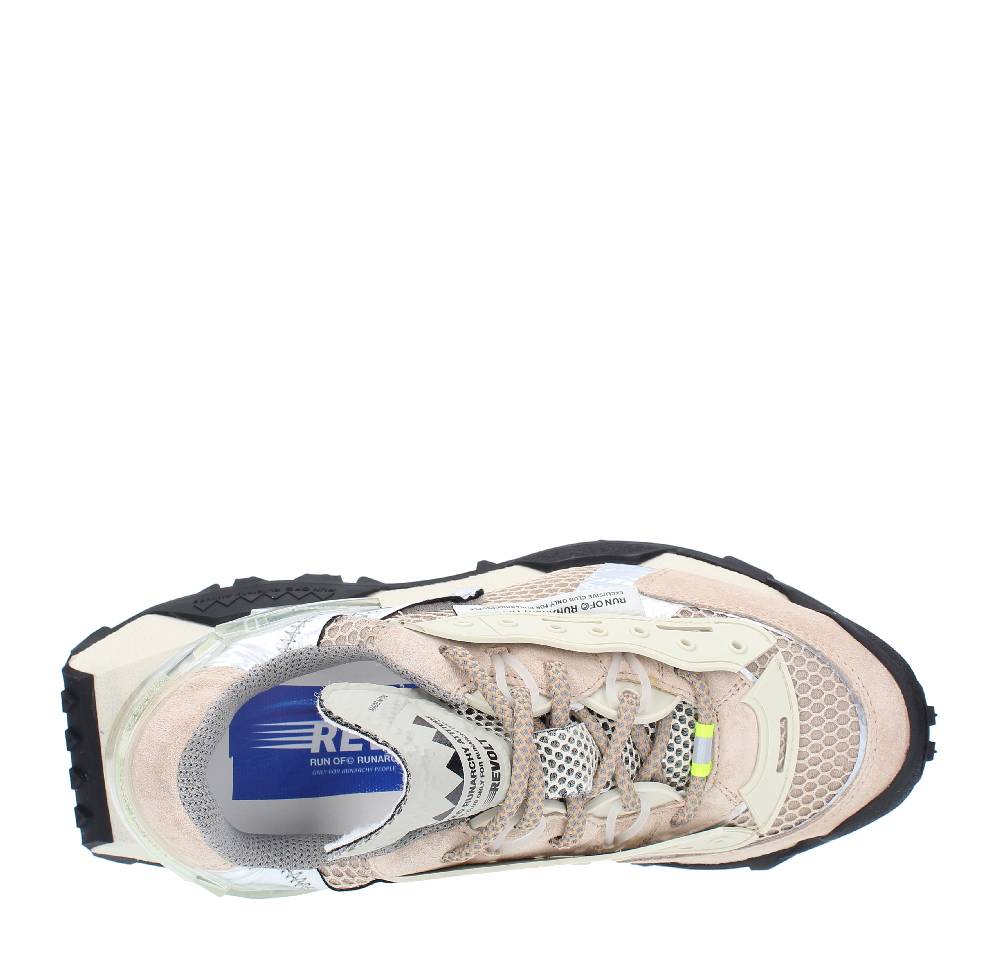 RUN OF Sneakers modello REVOLT RUN OF in camoscio e tessuto Spedizione Gratuita