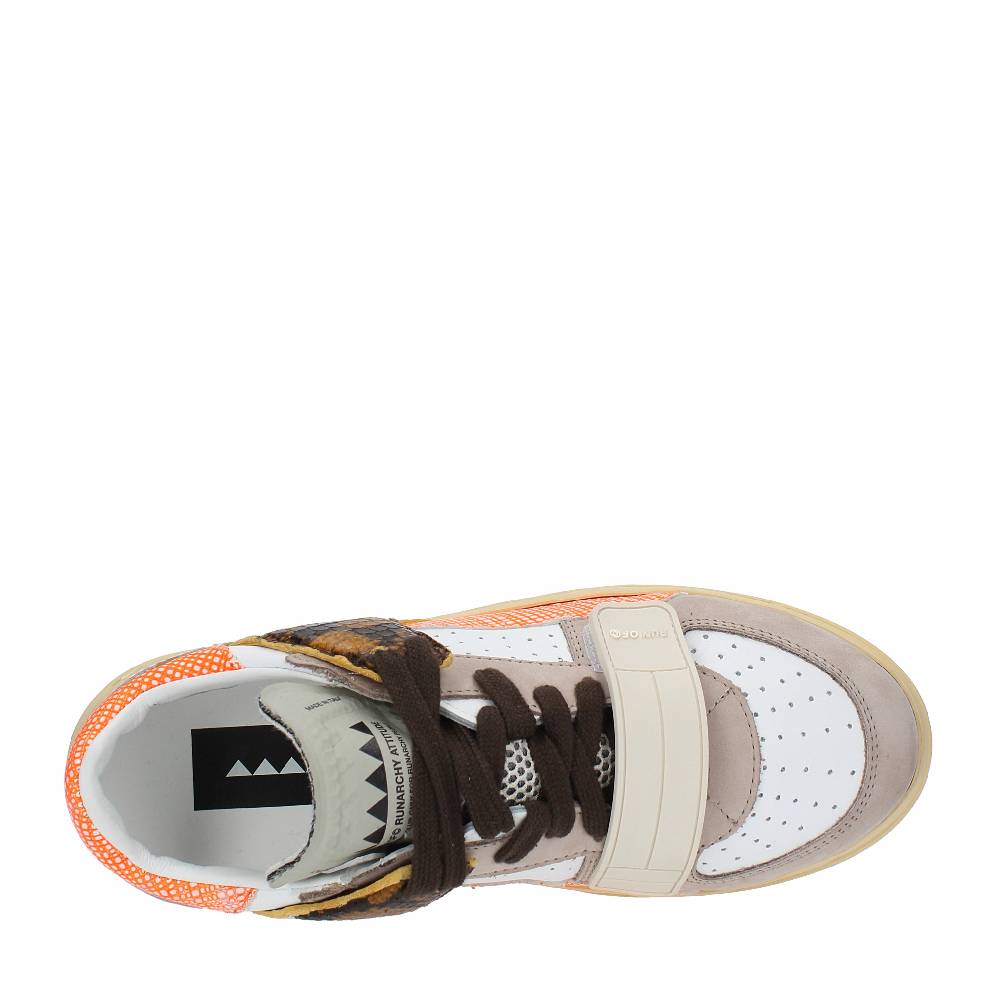 RUN OF Sneakers modello KLAUS W RUN OF in Pelle camoscio e tessuto Pezzi Unici